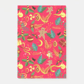 Weihnachtsmuster 6 post-it klebezettel (Vorderseite)
