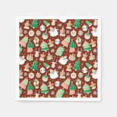 Weihnachtsmuster 7 - Papierservietten (Vorderseite)