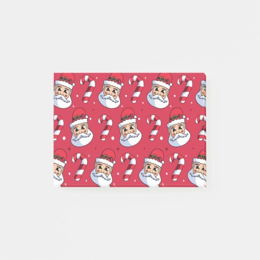 Weihnachtsmuster 89 post-it klebezettel (Vorderseite)
