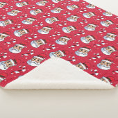 Weihnachtsmuster 89 sherpadecke (3/4)