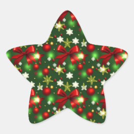Weihnachtsmuster 8 - Aufkleber