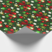 Weihnachtsmuster 8 - Umschlagpapier Geschenkpapier (Ecke)