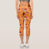 Weihnachtsmuster 90 capri leggings (Rückseite)