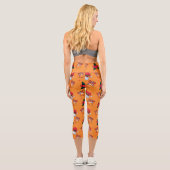 Weihnachtsmuster 90 capri leggings (Rückseite)