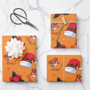 Weihnachtsmuster 90 geschenkpapier set