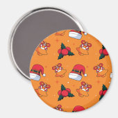 Weihnachtsmuster 90 magnet (Vorderseite/Rückseite)