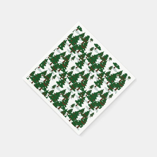 Weihnachtsmuster 9 - Paper Napkin Serviette (Ecke)