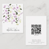 Weihnachtsmuster Artisan Earring Display Cards Telefonnummerkarte (Vorne/Hinten)