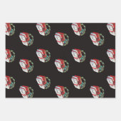 Weihnachtsmuster aus dem 19. Jahrhundert mit versc Geschenkpapier Set (Vorderseite)