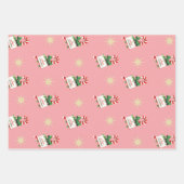 Weihnachtsmuster aus dem Jahrtausend, Candy Canons Geschenkpapier Set (Vorderseite)