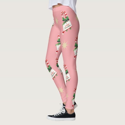 Weihnachtsmuster aus dem Jahrtausend, Candy Canons Leggings (Links)
