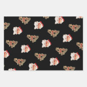 Weihnachtsmuster aus dem Weihnachtsalter Geschenkpapier Set (Vorderseite 2)