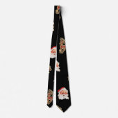 Weihnachtsmuster aus dem Weihnachtsalter Krawatte (Rückseite)