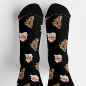 Weihnachtsmuster aus dem Weihnachtsalter Socken (Oben)