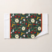 Weihnachtsmuster Badehandtuch-Set Badhandtuch Set (Handtuch)