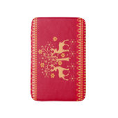 Weihnachtsmuster Badematte (Vorderseite Vertikal)