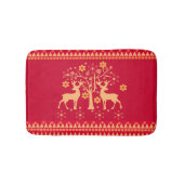 Weihnachtsmuster Badematte (Vorderseite)