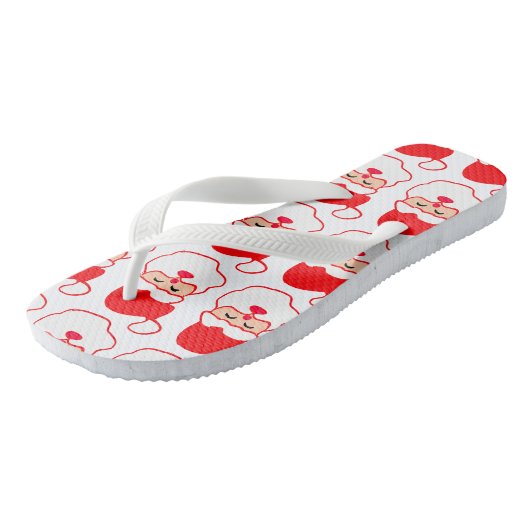 Weihnachtsmuster Badesandalen (Schrägansicht)