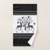 Weihnachtsmuster Badhandtuch Set (Handtuch)