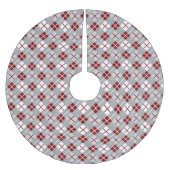 Weihnachtsmuster-Baumrock Polyester Weihnachtsbaumdecke (Vorderseite)