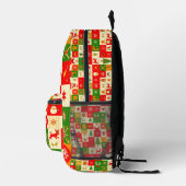 Weihnachtsmuster Bedruckter Rucksack (Rechts)