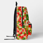 Weihnachtsmuster Bedruckter Rucksack (Links)