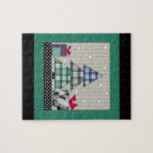 Weihnachtsmuster, Bekleidung, Neues Jahr, Weihnach Puzzle (Horizontal)