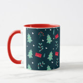Weihnachtsmuster, beliebtes Design, Tasse (Links)