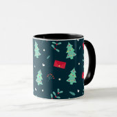 Weihnachtsmuster, beliebtes Design, Tasse (VorderseiteRechts)