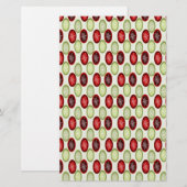 Weihnachtsmuster Briefpapier (Vorne/Hinten)