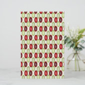 Weihnachtsmuster Briefpapier (Stehend Vorderseite)