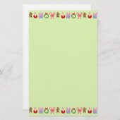 Weihnachtsmuster Briefpapier (Vorne/Hinten)