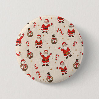 Weihnachtsmuster Button