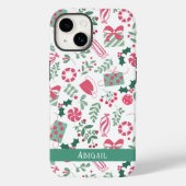 Weihnachtsmuster Case-Mate iPhone 14 Fall Case-Mate iPhone Hülle (Rückseite)