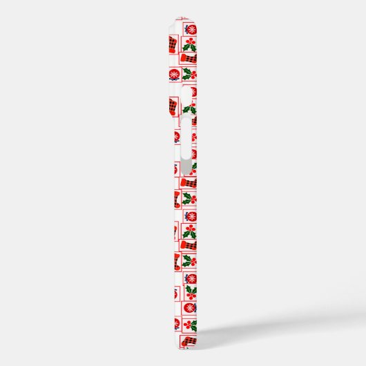 Weihnachtsmuster Case-Mate iPhone Hülle (Rückseite / Links)