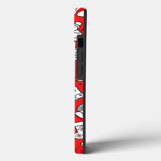 Weihnachtsmuster Case-Mate iPhone Hülle (Rückseite / Links)