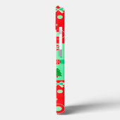 Weihnachtsmuster Case-Mate iPhone Hülle (Rückseite / Links)