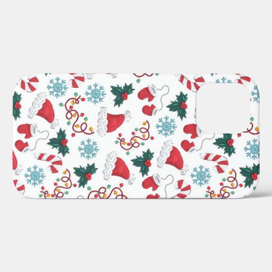 Weihnachtsmuster Case-Mate iPhone Hülle (Rückseite (Horizontal))