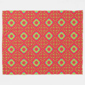 Weihnachtsmuster Charm 01 - Fleecedecke (Vorderseite (Horizontal))