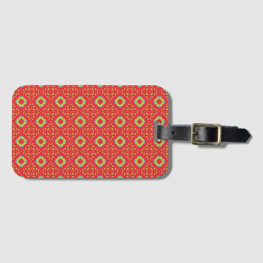 Weihnachtsmuster Charm 01 - Gepäckanhänger (Vorderseite (Horizontal))