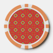 Weihnachtsmuster Charm 01 - Pokerchips (Vorderseite)