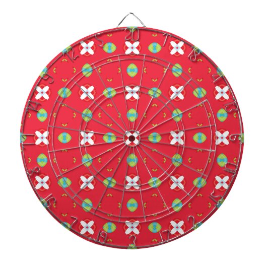 Weihnachtsmuster Charm 02 - Dartscheibe (vorne)