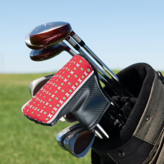 Weihnachtsmuster Charm 02 - Golf Headcover (In Situ)