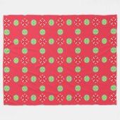 Weihnachtsmuster Charm 03 - Fleecedecke (Vorderseite (Horizontal))