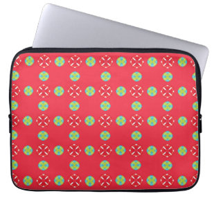 Weihnachtsmuster Charm 03 - Laptopschutzhülle