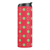 Weihnachtsmuster Charm 03 - Thermosbecher (Nach links gedreht)