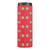 Weihnachtsmuster Charm 03 - Thermosbecher (Rückseite)