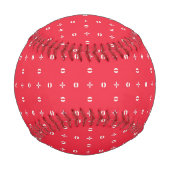 Weihnachtsmuster Charm 09 - Baseball (Rückseite)