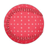 Weihnachtsmuster Charm 09 - Baseball (Vorderseite Links)