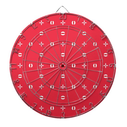Weihnachtsmuster Charm 09 - Dartscheibe (vorne)